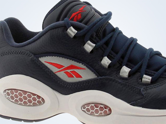 Reebok Question Low Navy Red 1