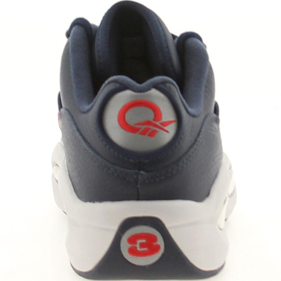 Reebok Question Low Navy Red 6