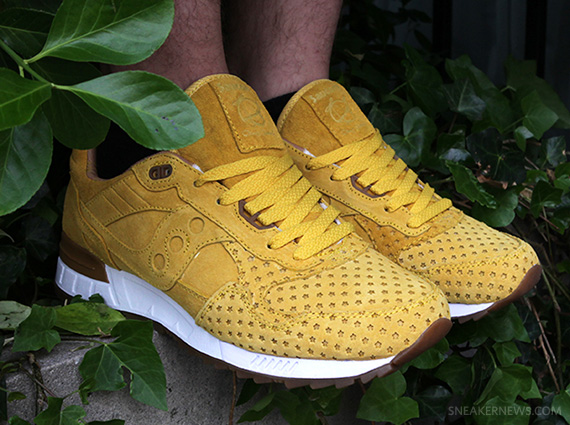 Saucony 2025 bullet mustard