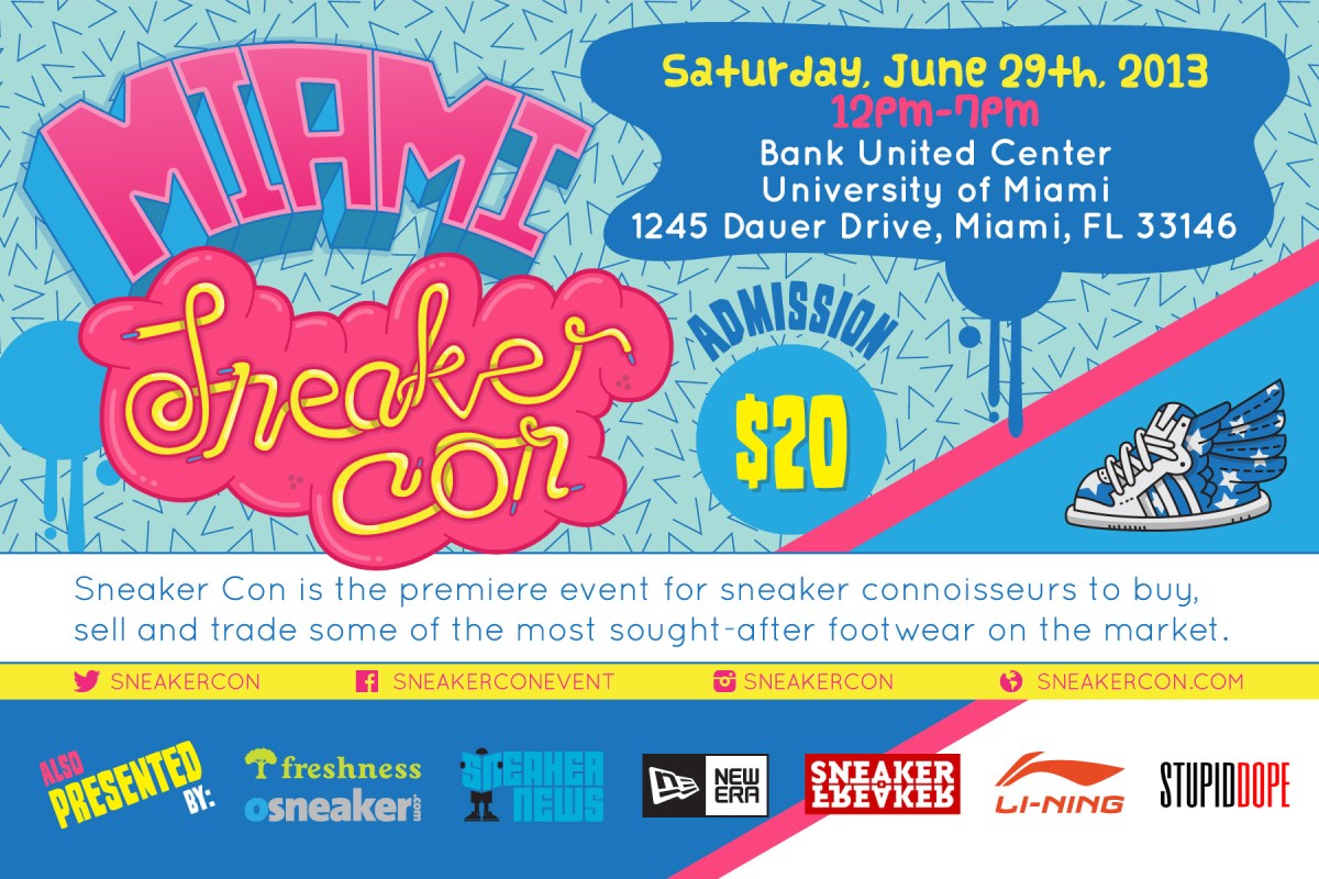 Sneaker Con Miami – June 2013 Event Reminder - SneakerNews.com