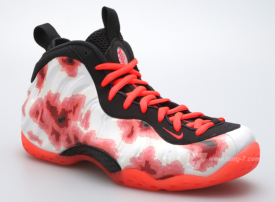 foamposites red and white