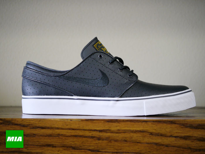 Nike Stefan Janoski Anthracite Black Gold Perf 0015