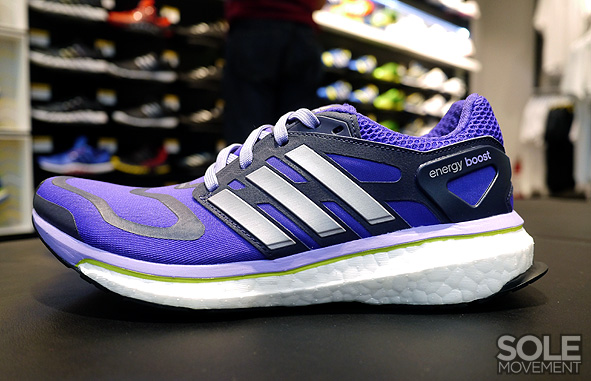 Adidas Boost Women Purple Neon 2