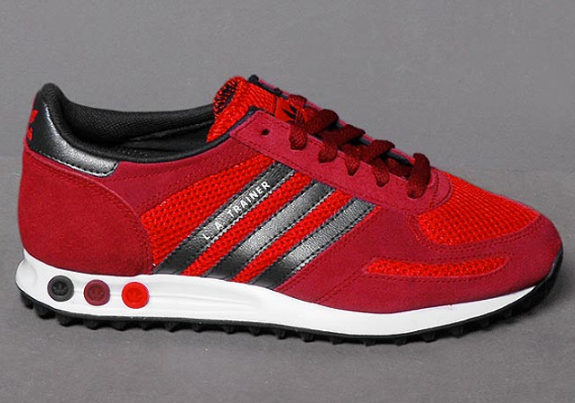 Adidas Originals La Trainer Red Black 5