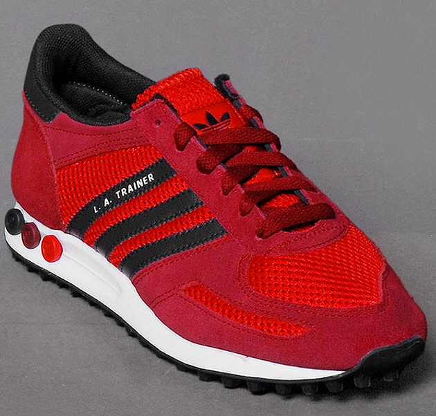 Adidas Originals La Trainer Red Black 6