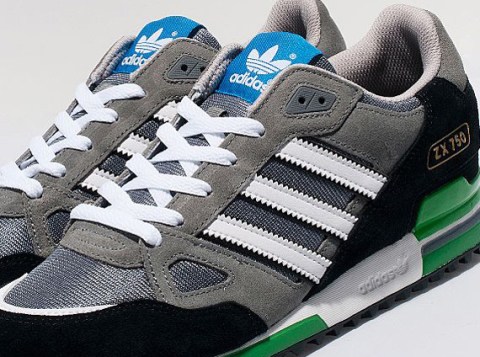 adidas Originals ZX 750 - Grey - White - Black - Green - SneakerNews.com