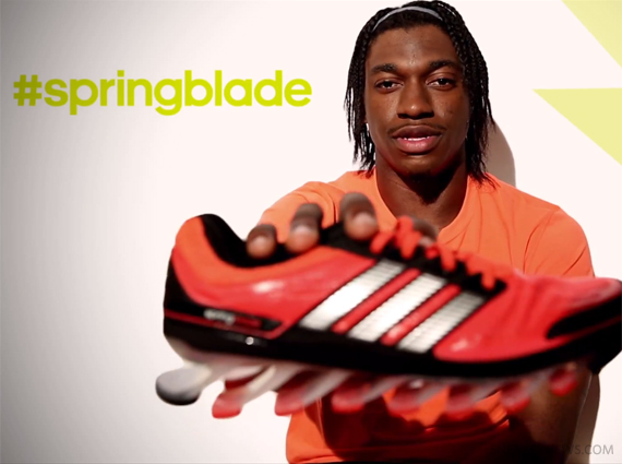 Robert Griffin III Reacts to adidas Springblade