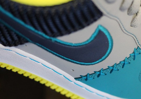 Nike Air Force 1 Low – Wolf Grey – Midnight Navy – Tropical Teal