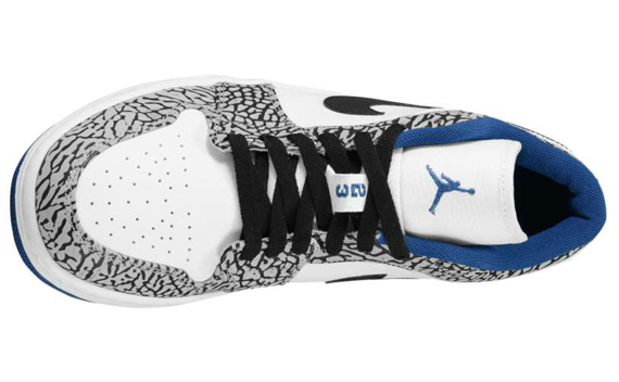 Air Jordan 1 Low White Black Cement Grey True Blue 03