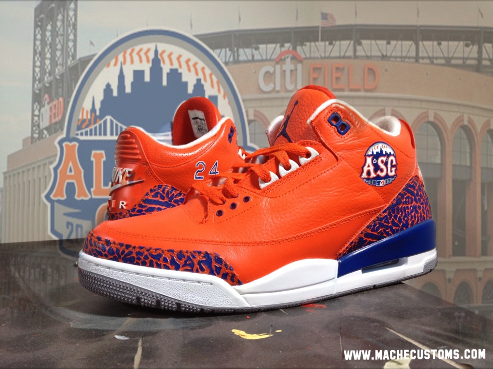 Air Jordan Iii All Star For Pedro Alvarez By Mache Customs 2