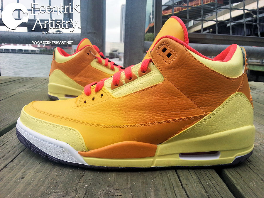 Air Jordan Iii Sunburn Customs 01