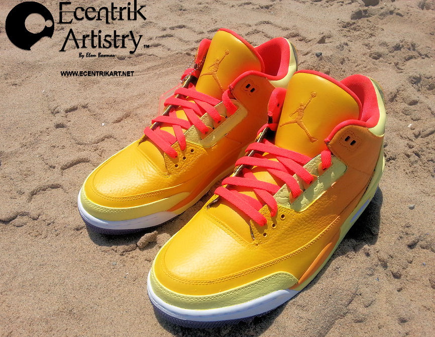Air Jordan Iii Sunburn Customs 02