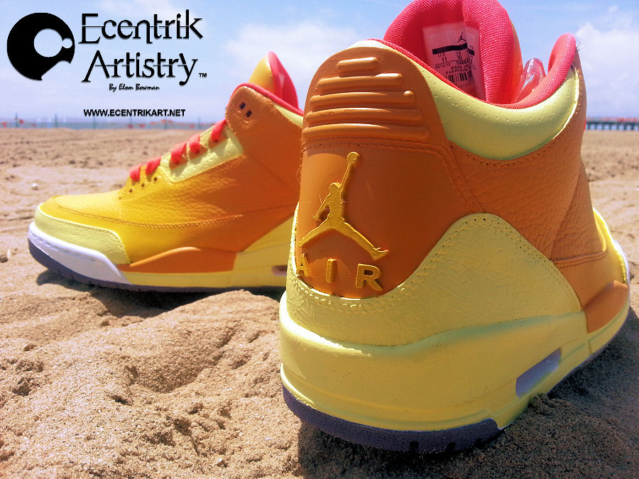 Air Jordan Iii Sunburn Customs 03