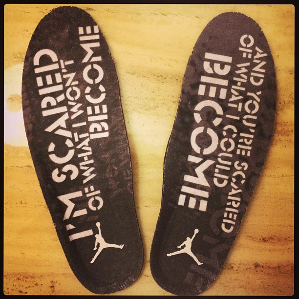 Air Jordan Iv Fear Insoles