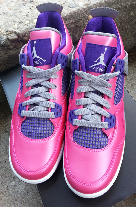 Air Jordan Iv Gs Pink Flash Arriving At Retailers 6