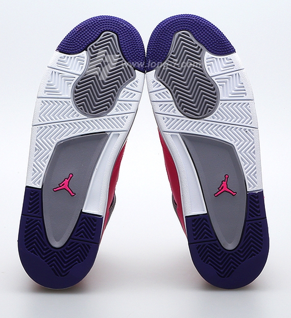Air Jordan Iv Gs Pink Foil Release Date 01