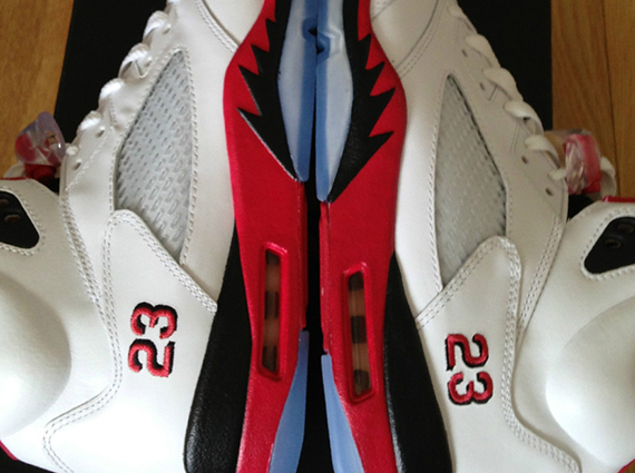 Air Jordan V "Fire Red" - Available Early on eBay