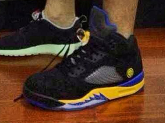 jordan 5 lakers