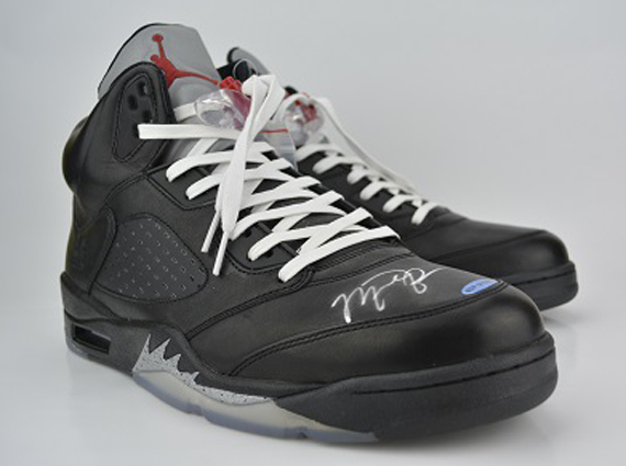 Air Jordan V "Premio" - Michael Jordan Autographed Pair on eBay