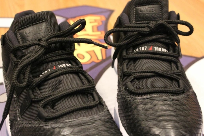 Air Jordan Xi Black Python Cmb Kicks 4