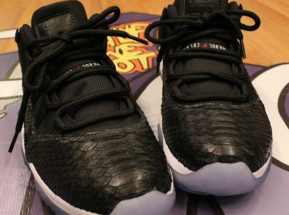 Air Jordan XI Low "Black Python" by CMB Kicks