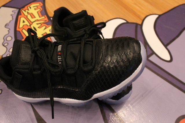 Air Jordan Xi Low Black Python Customs 3