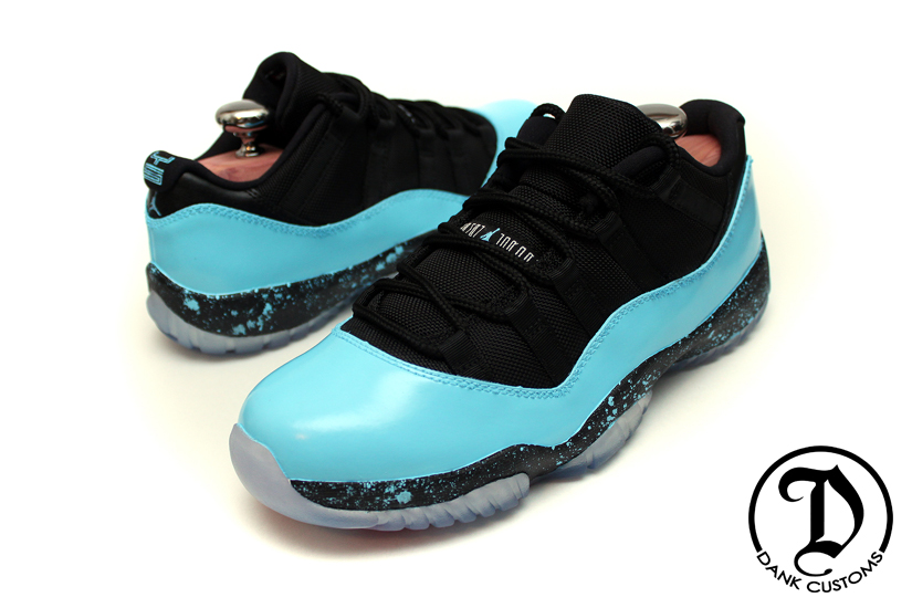 Air Jordan Xi Low For Young Scrap Dank Customs 03