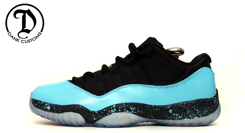 Air Jordan Xi Low For Young Scrap Dank Customs 05