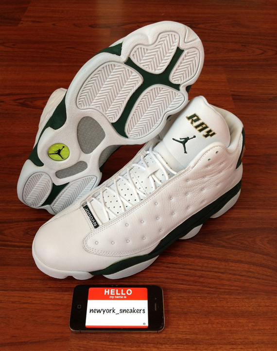 Air Jordan Xiii Ray Allen Sonics Pe 06