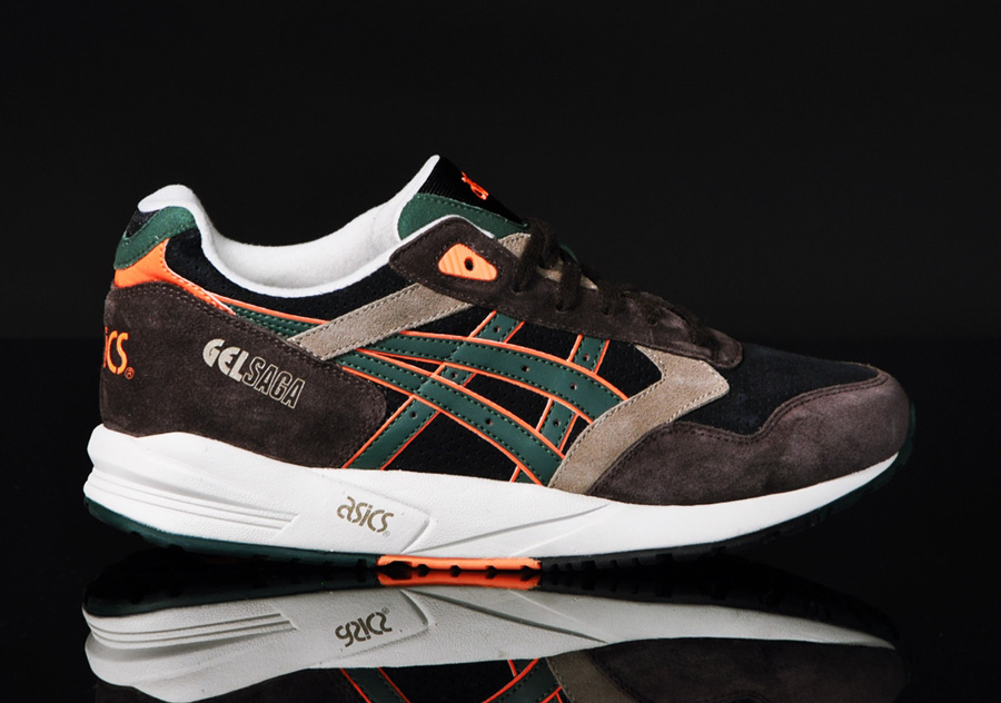 Asics Gel Saga Brown Green Orange 1