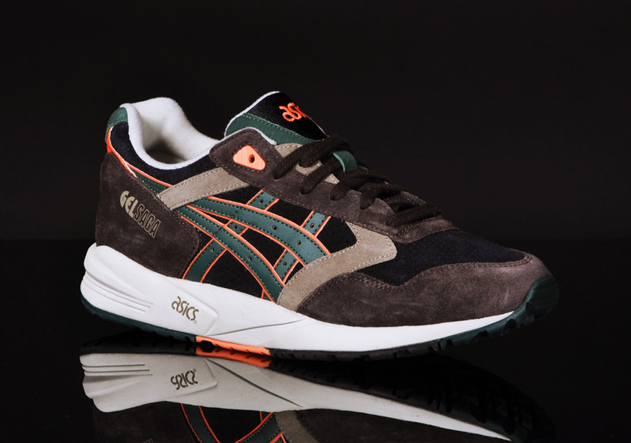 Asics Gel Saga Brown Green Orange 2
