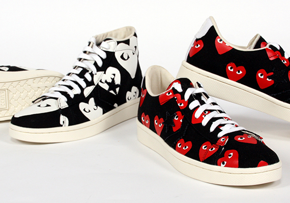 Comme des Garçons PLAY x Converse Pro Leather Collection – Available at Additional Retailers