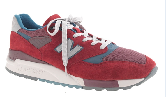 J crew new balance 998 phoenix red hotsell