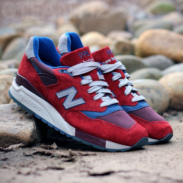 J Crew New Balance 998 Red Blue 4