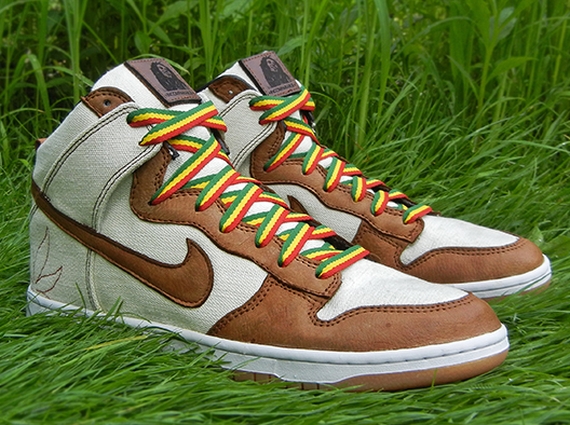 Nike SB Dunk High “Bob Marley” by JBF Customs