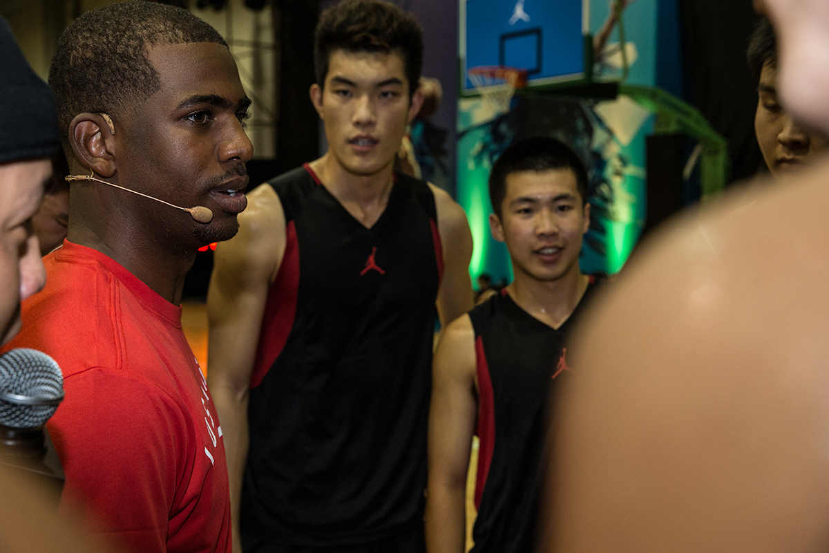 Jordan Brand Athletes Unveil New Products In Beijing 6