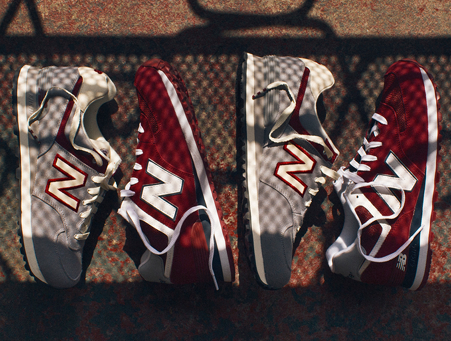 new balance 574 core burgundy