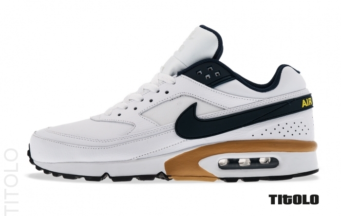 Nike Air Classic Bw White Navy Gold 02
