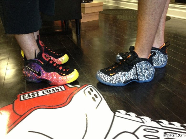 Nike Air Foamposite Asteroid Safari On Feet 04