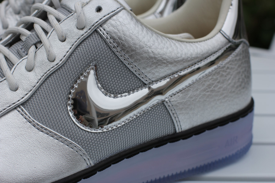 nike air force 1 downtown silver