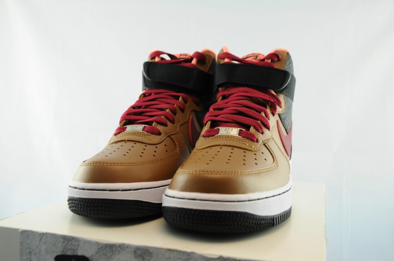 Nike Air Force 1 High Ale Brown Noble Red 02