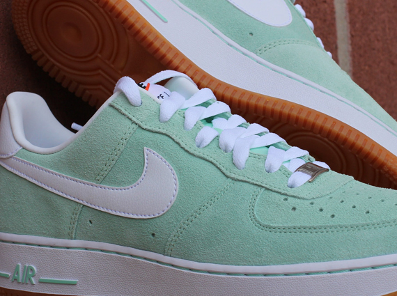 nike air force 1 low mint green