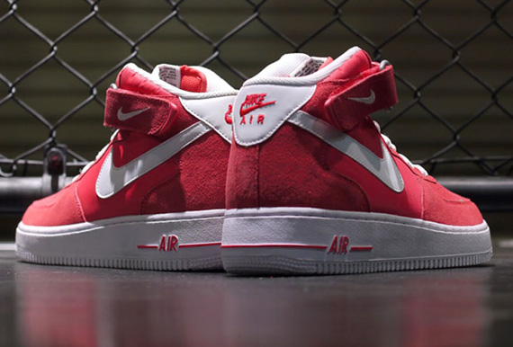 Nike Air Force 1 Mid Blazer Pack Red 2