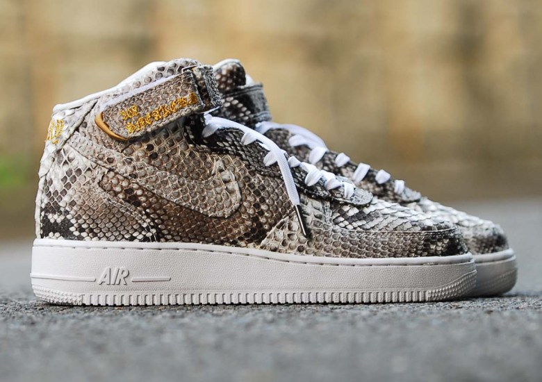 Nike Air Force 1 Mid “Python” Customs by 368Sneakers