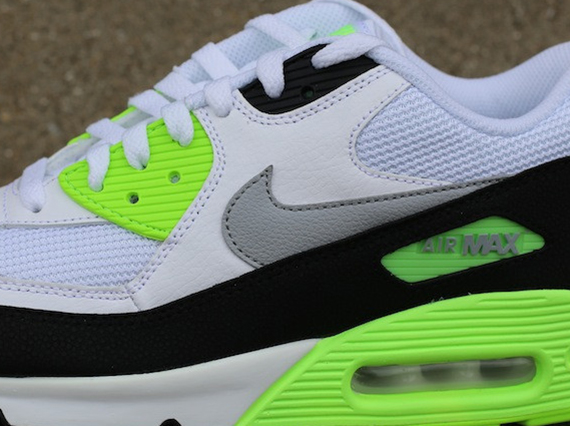 air max 90 lime green and grey