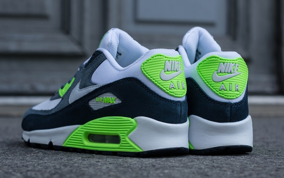 Nike Air Max 90 White Navy Green 04