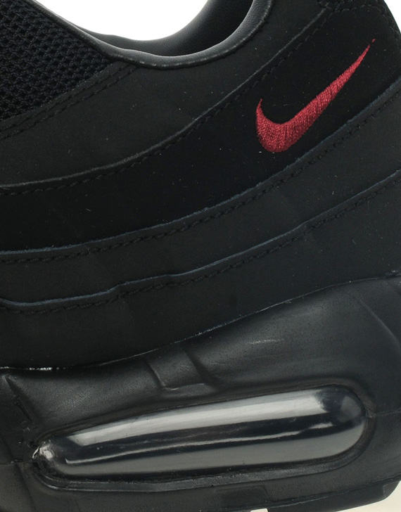 Air max 95 black red outlet tick