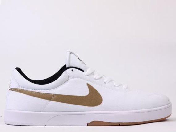 Nike SB Koston SE - White - Metallic Gold - SneakerNews.com