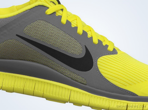 Nike Free 4.0 - Yellow - Cool Grey - SneakerNews.com