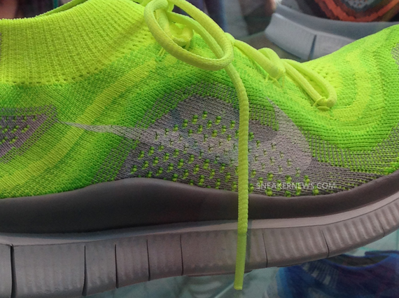 Nike free flyknit volt sale